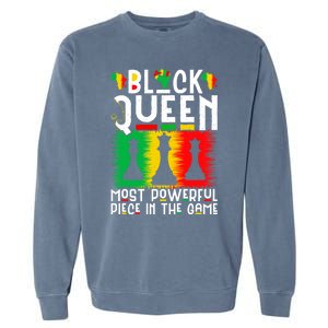 Proud Black History Month Black Queen Juneteenth Gift Garment-Dyed Sweatshirt