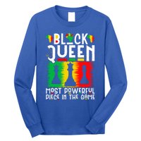 Proud Black History Month Black Queen Juneteenth Gift Long Sleeve Shirt