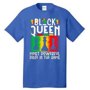 Proud Black History Month Black Queen Juneteenth Gift Tall T-Shirt