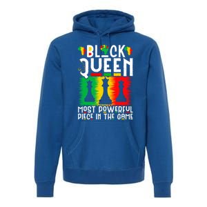 Proud Black History Month Black Queen Juneteenth Gift Premium Hoodie