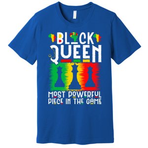 Proud Black History Month Black Queen Juneteenth Gift Premium T-Shirt