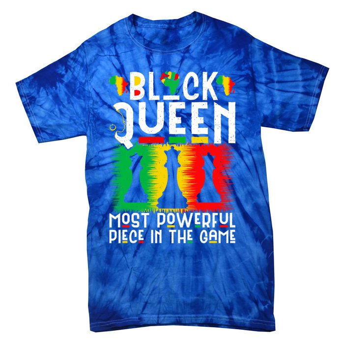 Proud Black History Month Black Queen Juneteenth Gift Tie-Dye T-Shirt