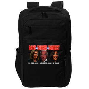 Pelosi Biden Harris Are Dumb & Dumber & Dumbest Funny Impact Tech Backpack