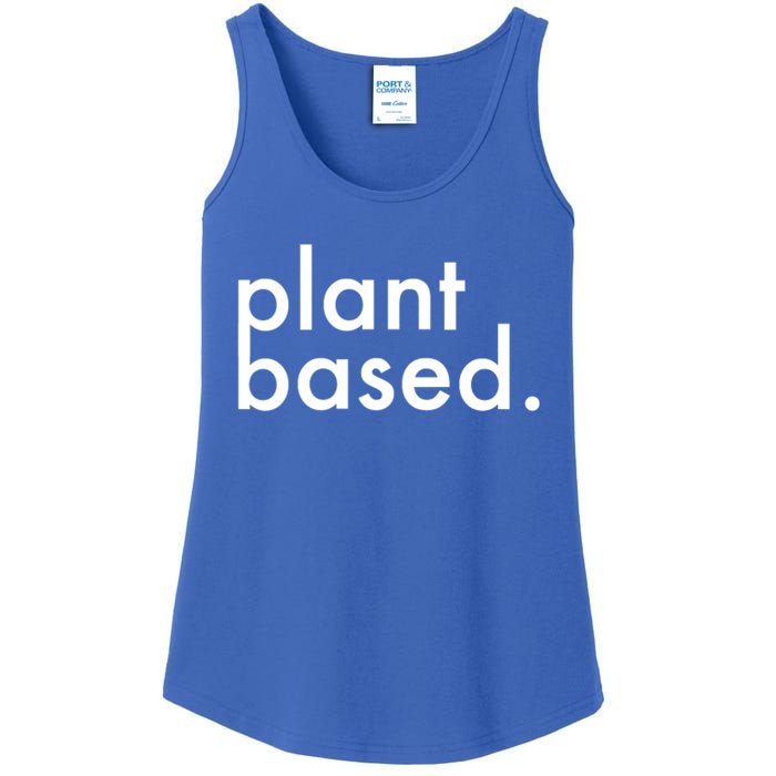 Plant Based Healthy Veganism Gift Ladies Essential Tank