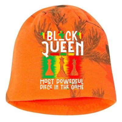 Proud Black History Month Black Queen Juneteenth Funny Gift Kati - Camo Knit Beanie