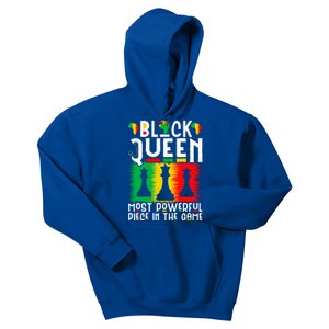 Proud Black History Month Black Queen Juneteenth Funny Gift Kids Hoodie