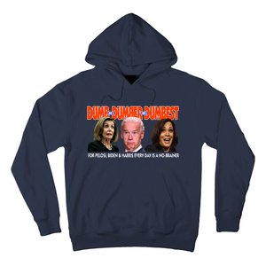 Pelosi Biden Harris Dumb And Dumber And Dumbest Funny Anti Biden Hoodie