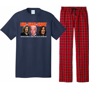 Pelosi Biden Harris Dumb And Dumber And Dumbest Funny Anti Biden Pajama Set