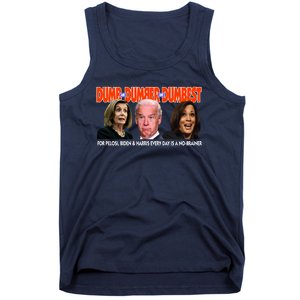 Pelosi Biden Harris Dumb And Dumber And Dumbest Funny Anti Biden Tank Top