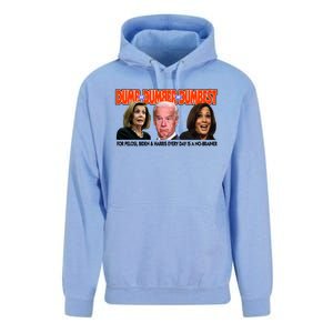 Pelosi Biden Harris Dumb And Dumber And Dumbest Funny Anti Biden Unisex Surf Hoodie