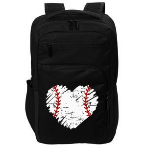 Pocket Baseball Heart Cute Softball Impact Tech Backpack