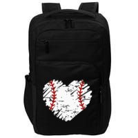 Pocket Baseball Heart Cute Softball Impact Tech Backpack