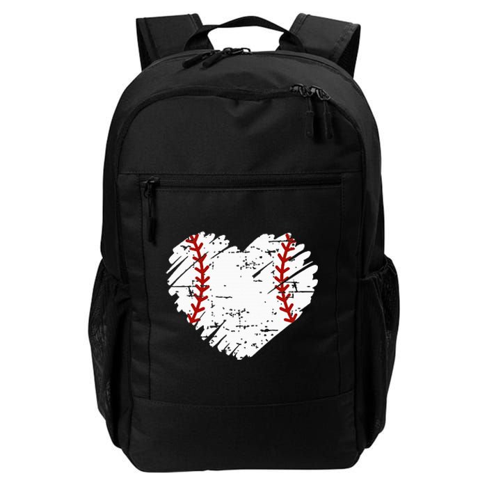 Pocket Baseball Heart Cute Softball Daily Commute Backpack