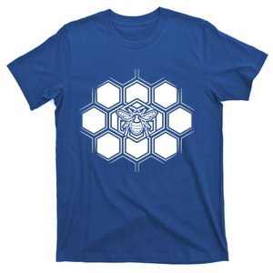 Proud Beekeeper Honeycomb Honeycute Giftbee Beekeeping Apiarist Great Gift T-Shirt