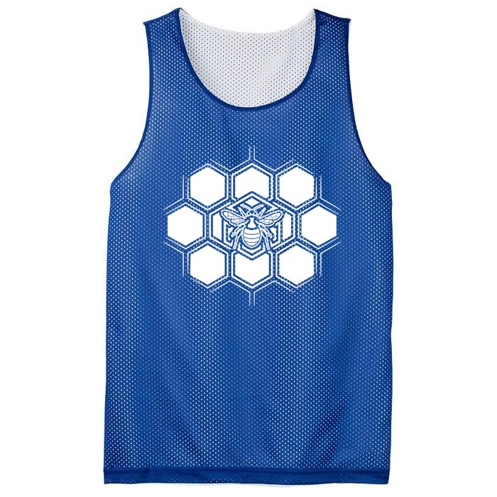 Proud Beekeeper Honeycomb Honeycute Giftbee Beekeeping Apiarist Great Gift Mesh Reversible Basketball Jersey Tank