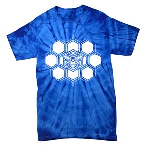 Proud Beekeeper Honeycomb Honeycute Giftbee Beekeeping Apiarist Great Gift Tie-Dye T-Shirt