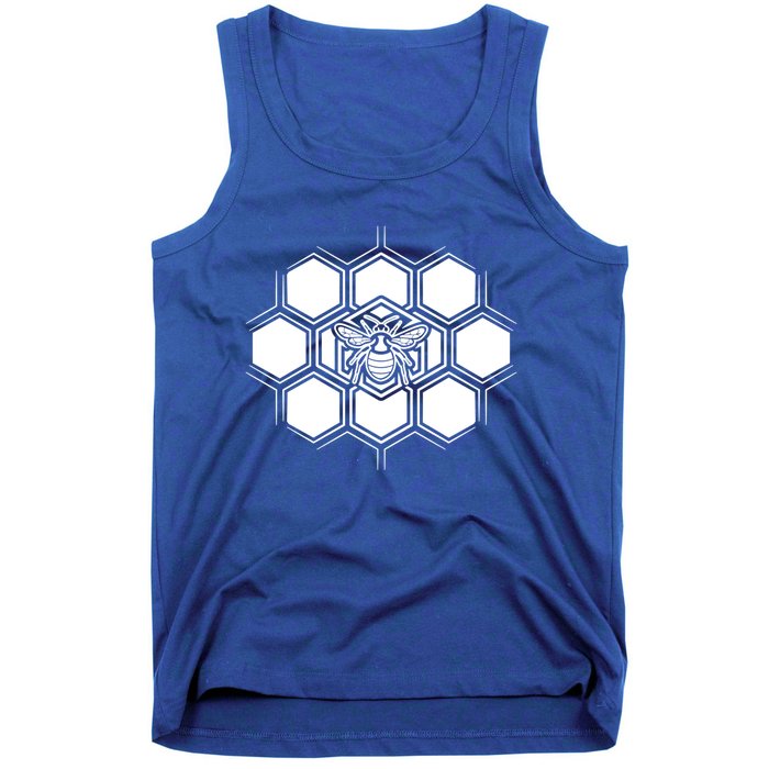 Proud Beekeeper Honeycomb Honeycute Giftbee Beekeeping Apiarist Great Gift Tank Top