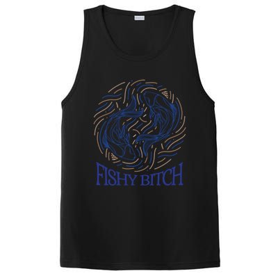 Pisces Birthday Horoscope Fishy Bitch Gift PosiCharge Competitor Tank