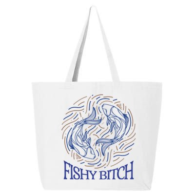 Pisces Birthday Horoscope Fishy Bitch Gift 25L Jumbo Tote