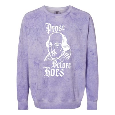 Prose Before Hoes Colorblast Crewneck Sweatshirt