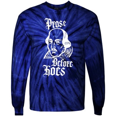 Prose Before Hoes Tie-Dye Long Sleeve Shirt