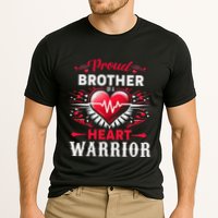 Proud Brother Heart Warrior Chd Awareness Congenital Defect Cooling Performance Crew T-Shirt