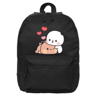 Panda Bear Hug Bubu Dudu Valentines DayS 16 in Basic Backpack