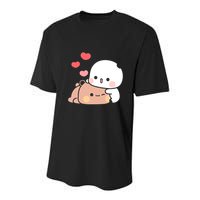 Panda Bear Hug Bubu Dudu Valentines DayS Youth Performance Sprint T-Shirt
