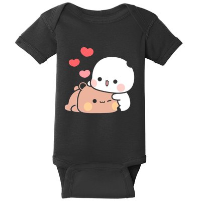 Panda Bear Hug Bubu Dudu Valentines DayS Baby Bodysuit