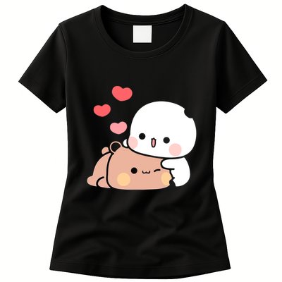 Panda Bear Hug Bubu Dudu Valentines DayS Womens T-Shirt