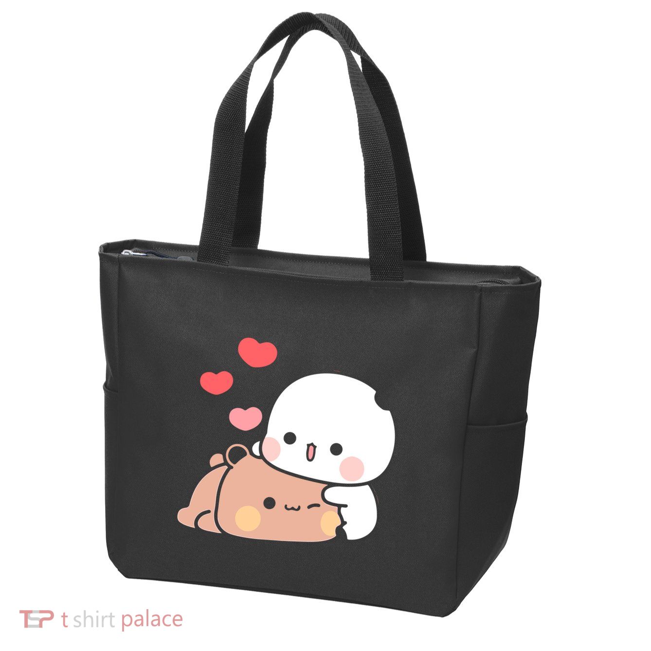 Panda Bear Hug Bubu Dudu Valentines DayS Zip Tote Bag