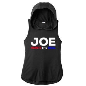 Pro Biden Here’S The Deal Joe Biden Supporter Cute Gift Ladies PosiCharge Tri-Blend Wicking Draft Hoodie Tank