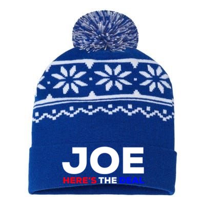 Pro Biden Here’S The Deal Joe Biden Supporter Cute Gift USA-Made Snowflake Beanie