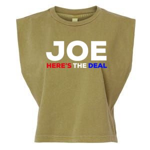 Pro Biden Here’S The Deal Joe Biden Supporter Cute Gift Garment-Dyed Women's Muscle Tee