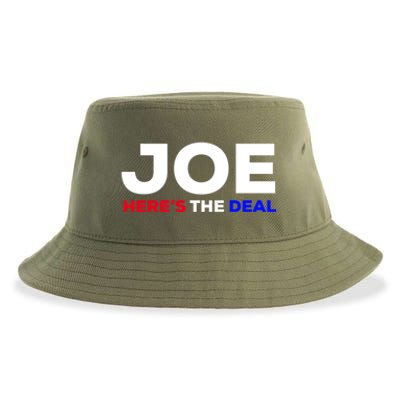 Pro Biden Here’S The Deal Joe Biden Supporter Cute Gift Sustainable Bucket Hat