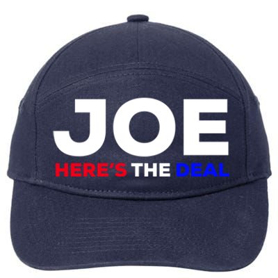 Pro Biden Here’S The Deal Joe Biden Supporter Cute Gift 7-Panel Snapback Hat