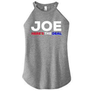 Pro Biden Here’S The Deal Joe Biden Supporter Cute Gift Women's Perfect Tri Rocker Tank