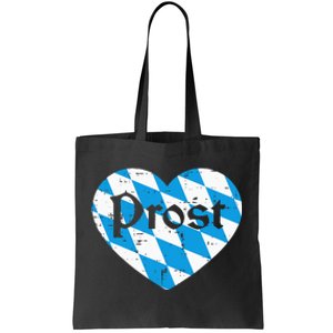 Prost Bavarian Heart Cute Oktoberfest Tote Bag