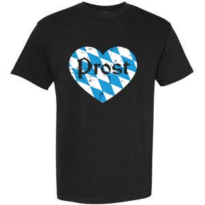 Prost Bavarian Heart Cute Oktoberfest Garment-Dyed Heavyweight T-Shirt