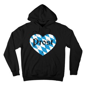 Prost Bavarian Heart Cute Oktoberfest Hoodie