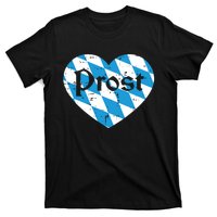 Prost Bavarian Heart Cute Oktoberfest T-Shirt