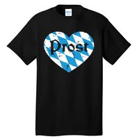 Prost Bavarian Heart Cute Oktoberfest Tall T-Shirt