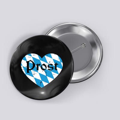 Prost Bavarian Heart Cute Oktoberfest Button