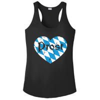 Prost Bavarian Heart Cute Oktoberfest Ladies PosiCharge Competitor Racerback Tank