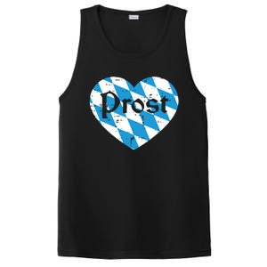 Prost Bavarian Heart Cute Oktoberfest PosiCharge Competitor Tank