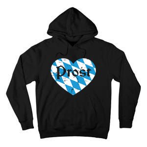 Prost Bavarian Heart Cute Oktoberfest Tall Hoodie