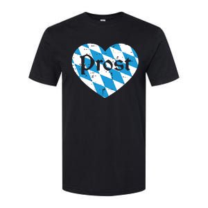 Prost Bavarian Heart Cute Oktoberfest Softstyle CVC T-Shirt