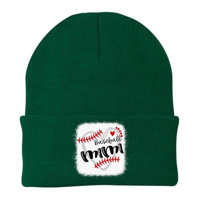 Personalized Baseball Heart Cute Baseball Knit Cap Winter Beanie