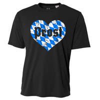 Prost Bavarian Heart Bayern Cute Oktoberfest Cooling Performance Crew T-Shirt