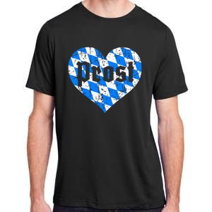 Prost Bavarian Heart Bayern Cute Oktoberfest Adult ChromaSoft Performance T-Shirt